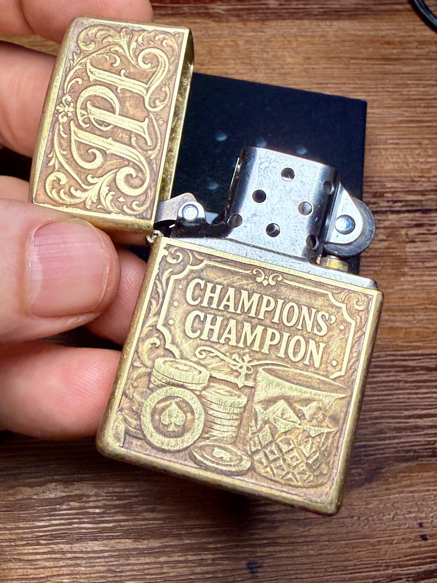 The one-of-one Champions’ Champion Zippo